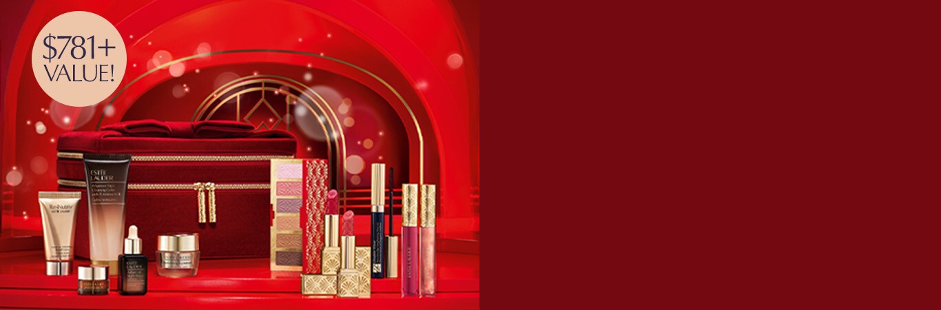 Purchase the Blockbuster 12-Piece Set (includes 7 full-sizes!) for $175 with any Estee Lauder purchase of $150 or more.